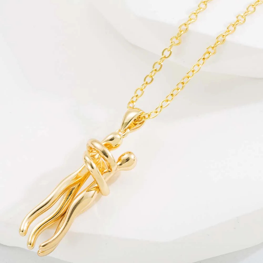 Collar Pareja Forever - Abrazo Eterno